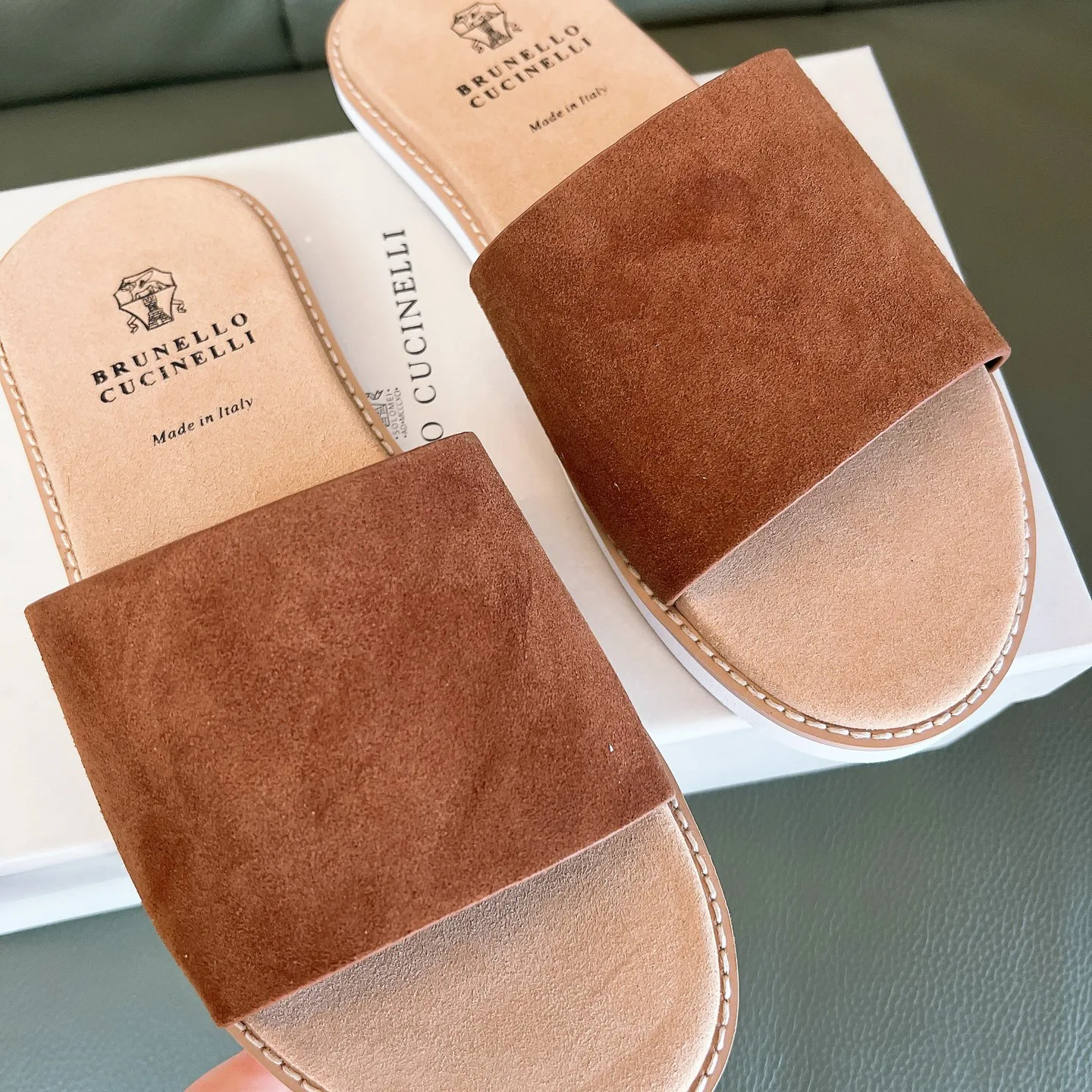 Шлепанцы Мужские Brunello Cucinelli 5089157