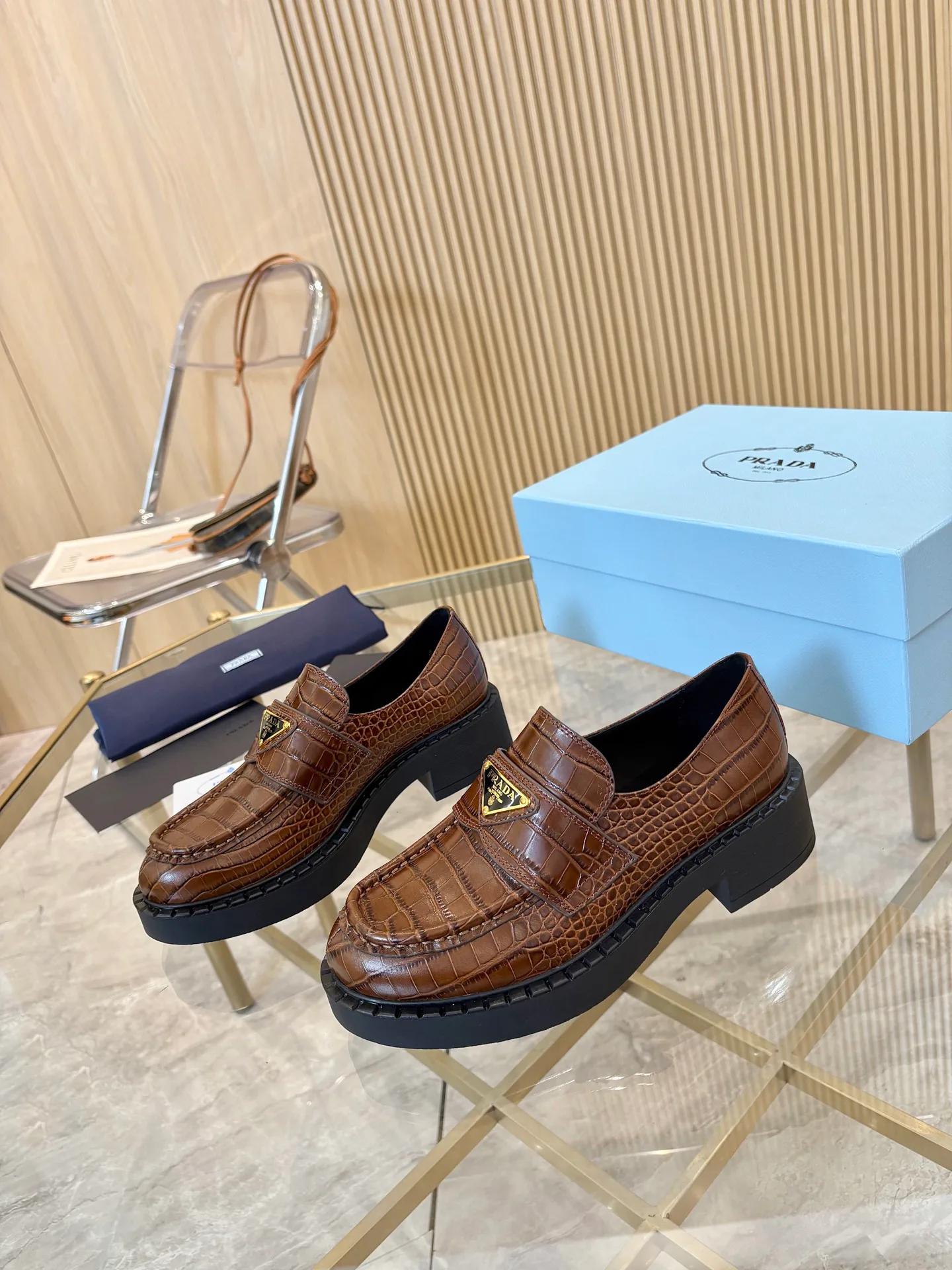 Лоферы И Мокасины Женские Prada 17524789