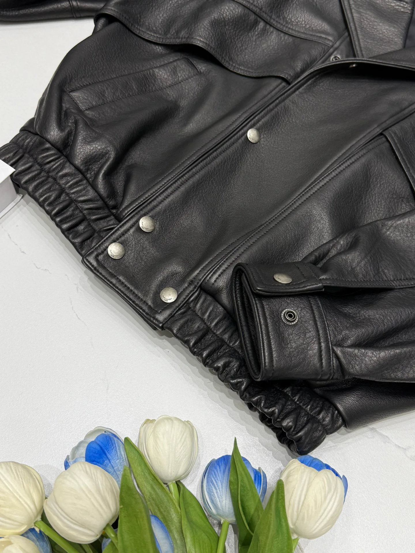 Кожаные Куртки И Дублёнки Женские Saint Laurent 11544762