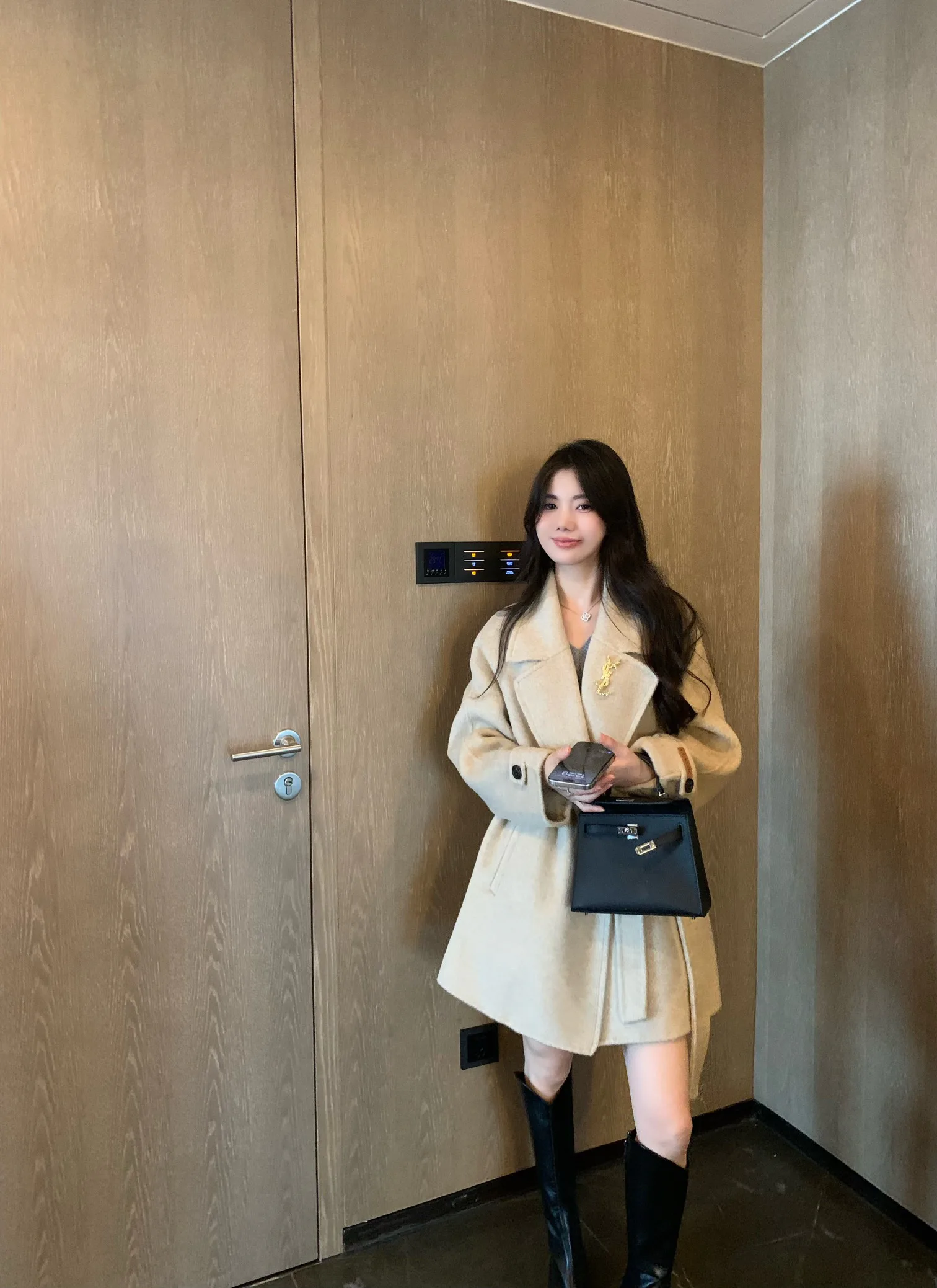 Пальто Женские Saint Laurent 18530522