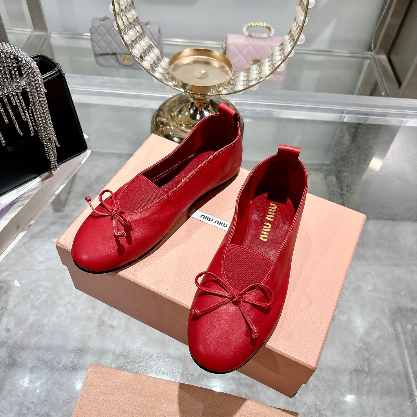 Балетки Женские Miu Miu 397829