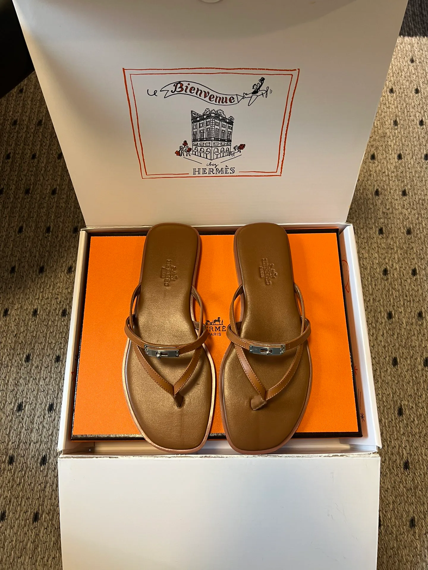 Шлепанцы Женские Hermes 10209518