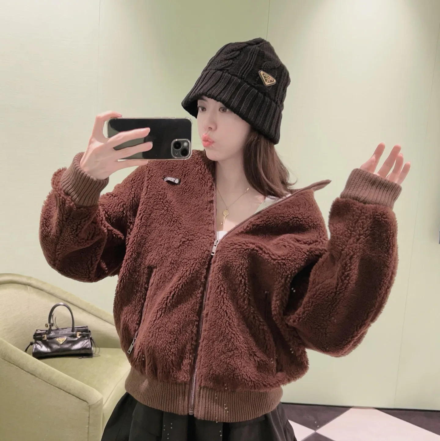 Куртки И Пуховики Женские Prada 785755