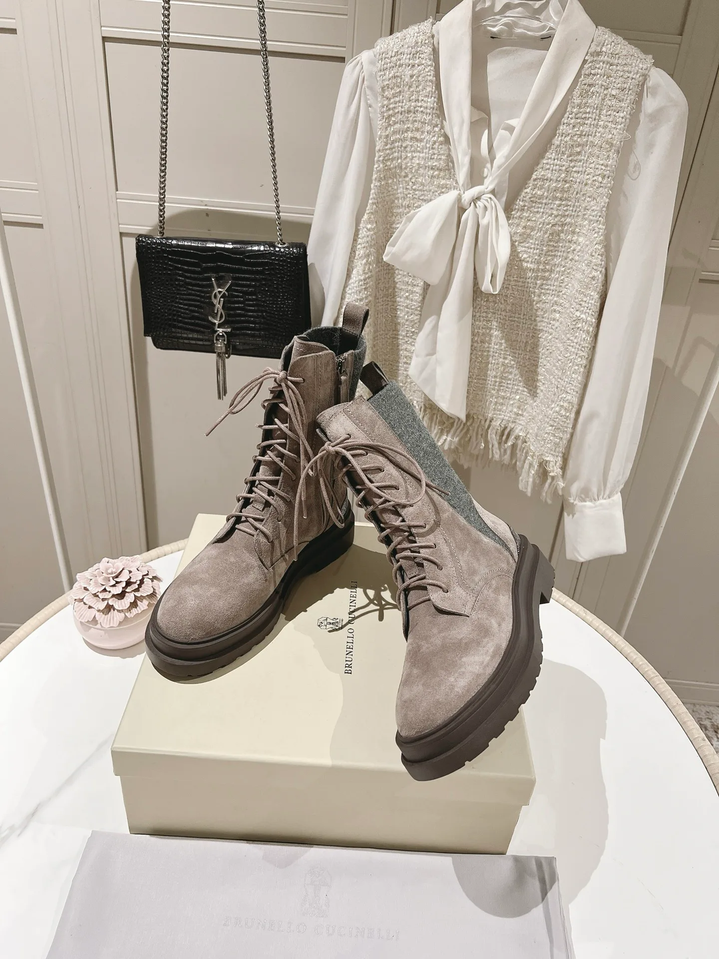 Ботинки Женские Brunello Cucinelli 18217264