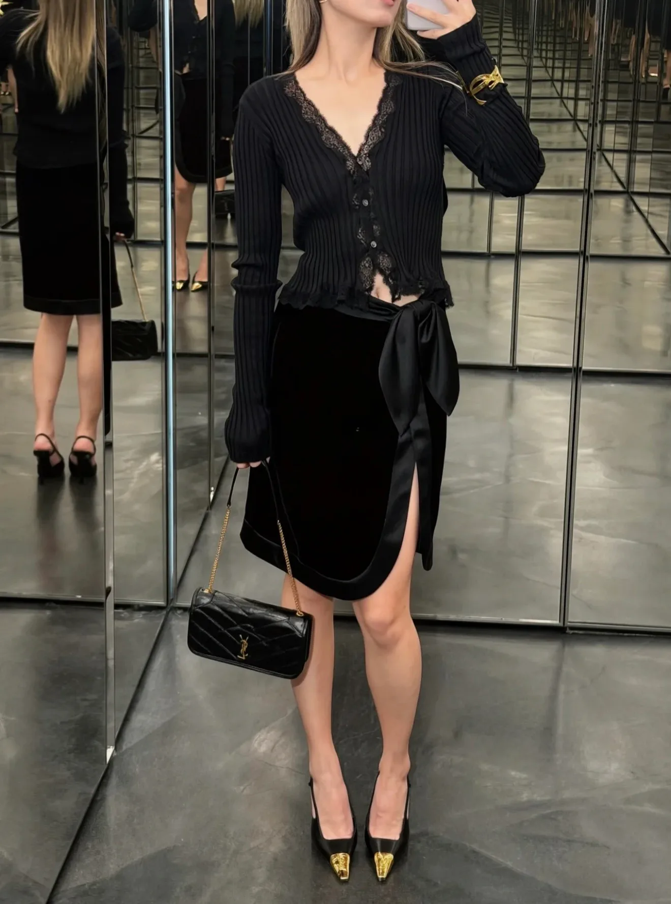 Джемперы И Свитеры Женские Saint Laurent 19698954