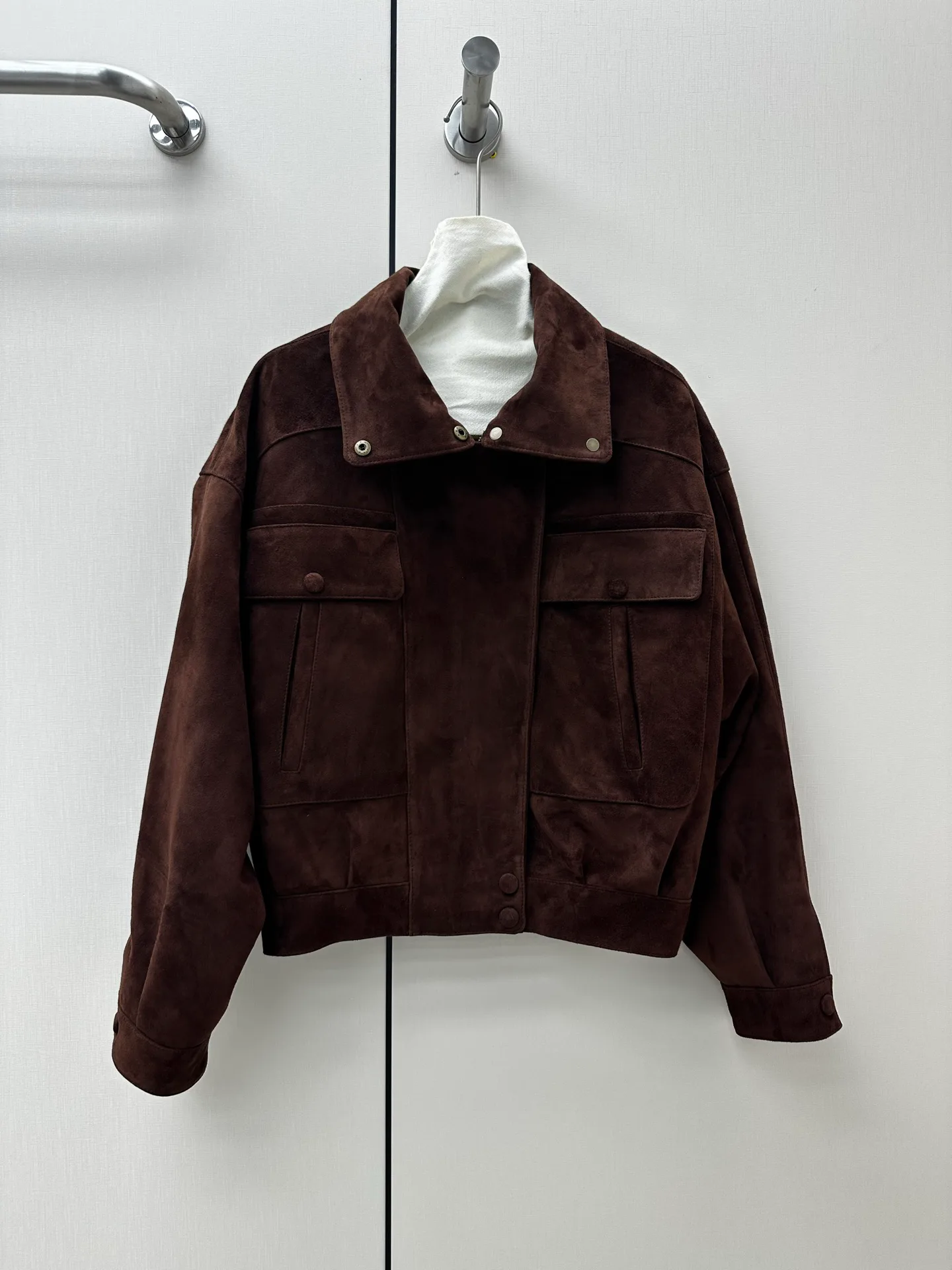 Кожаные Куртки И Дублёнки Женские Saint Laurent 18770122