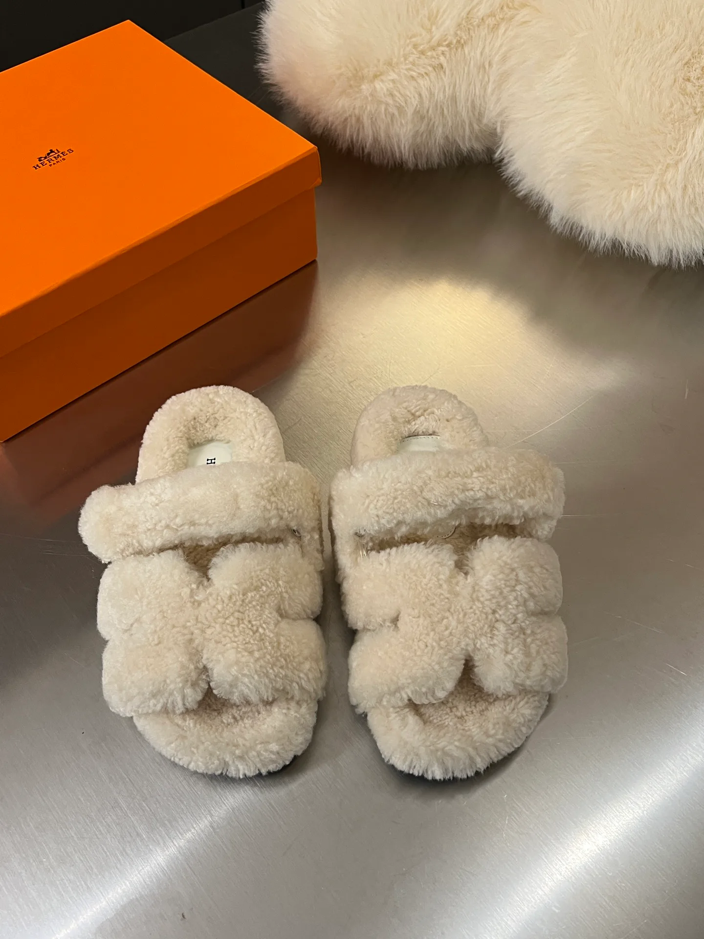 Тапочки Женские Hermes 17957237