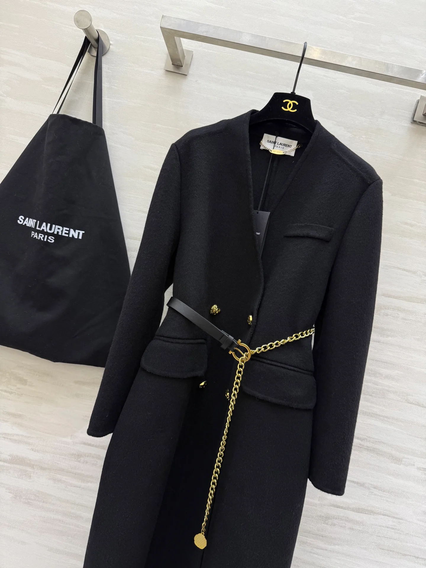 Пальто И Тренчи Мужские Saint Laurent 773915