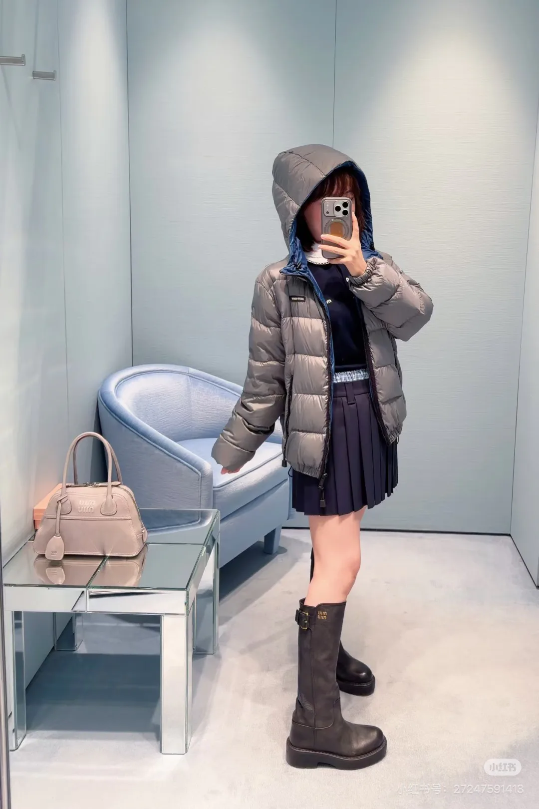 Куртки И Пуховики Женские Miu Miu 18221113