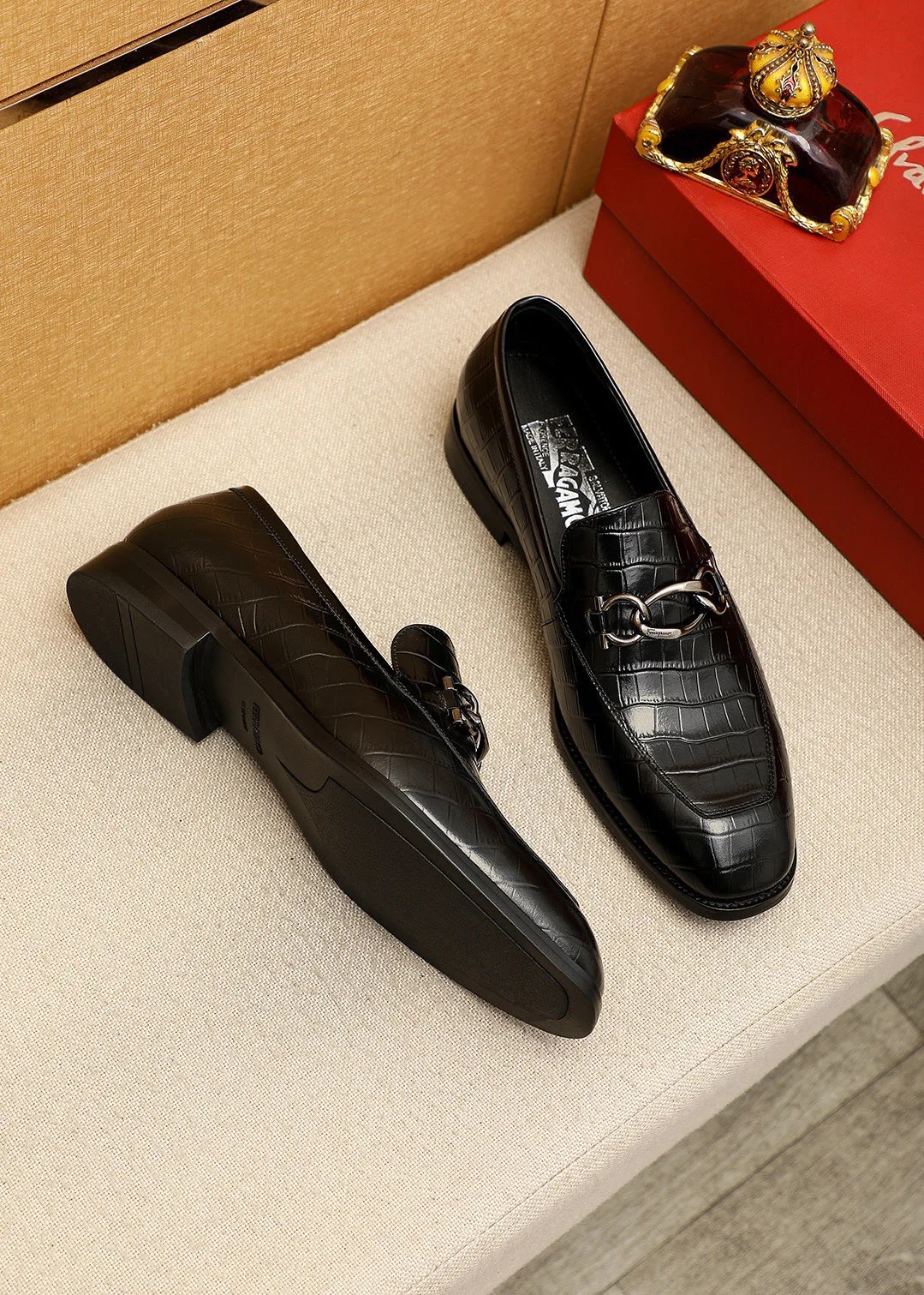Лоферы И Туфли Мужские Salvatore Ferragamo 19631494