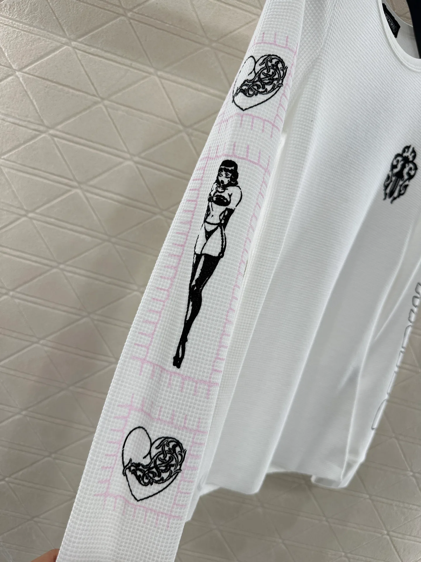 Лонгсливы Женские Chrome Hearts 1206749