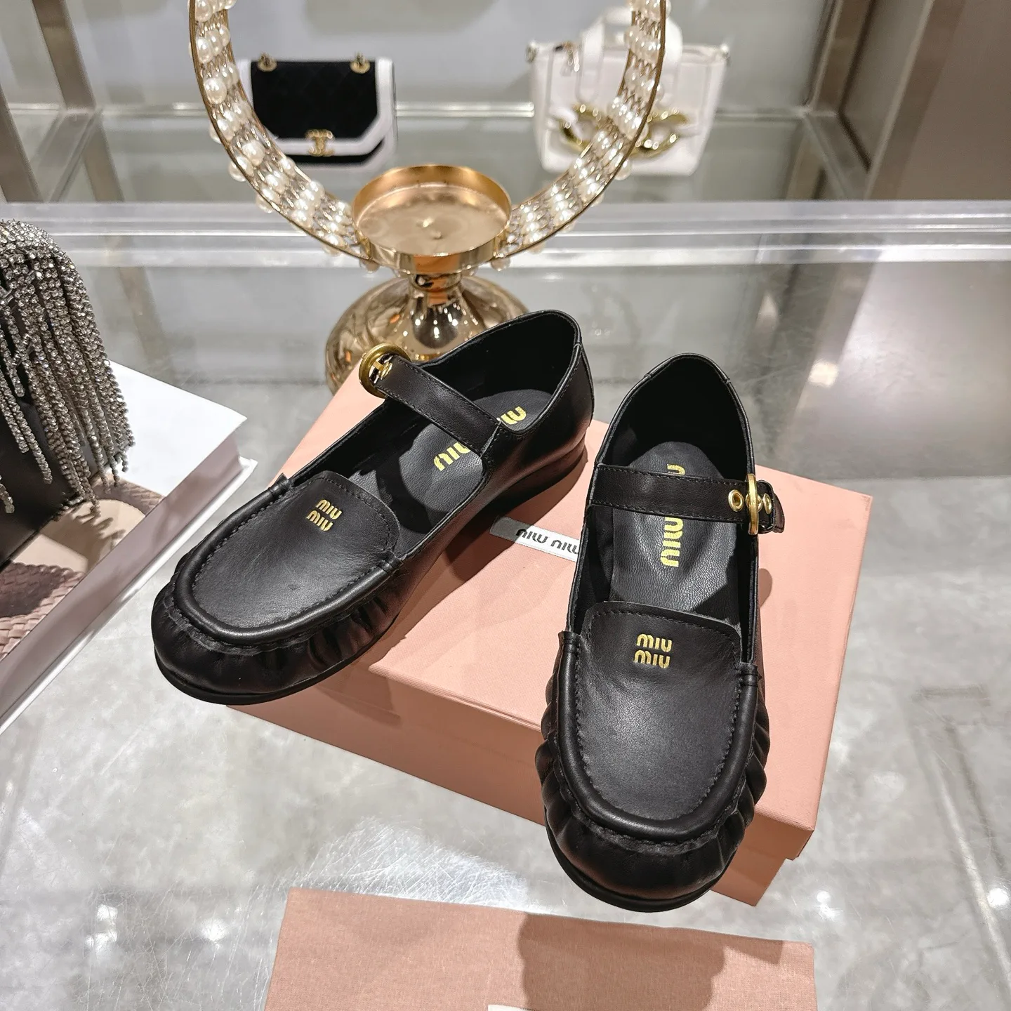 Балетки Женские Miu Miu 397881