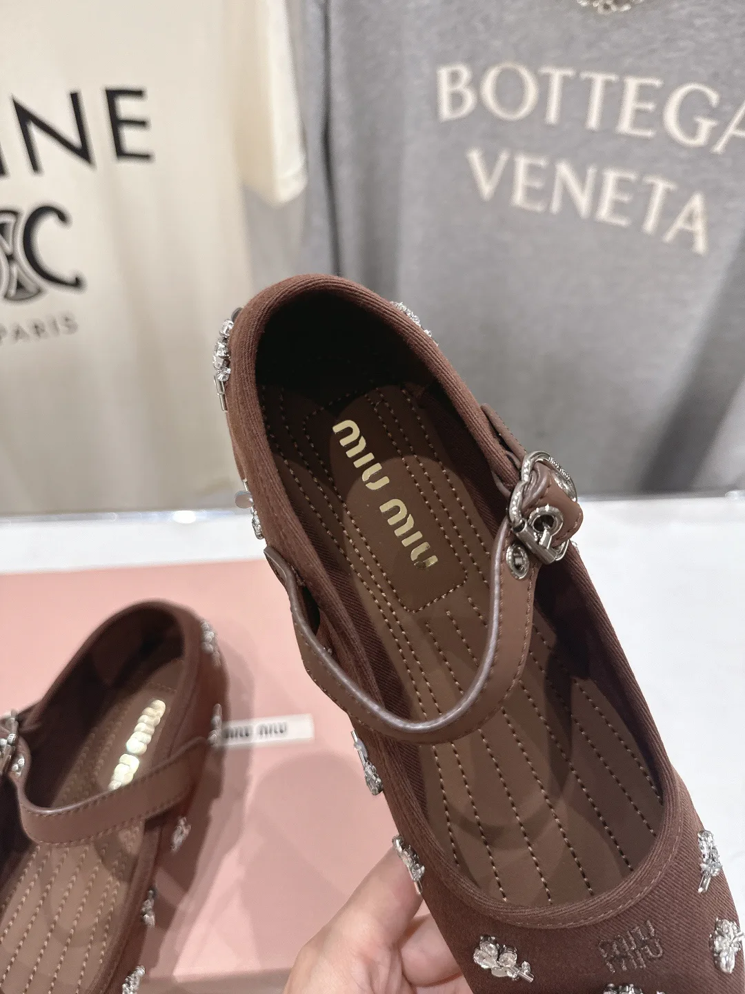 Балетки Женские Miu Miu 13559208
