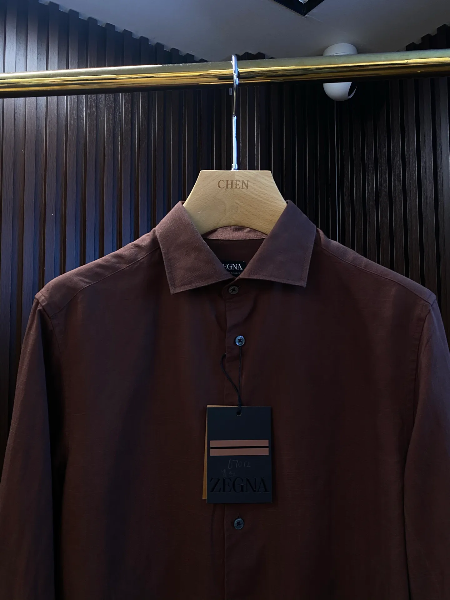Рубашки Мужские Zegna 11383577