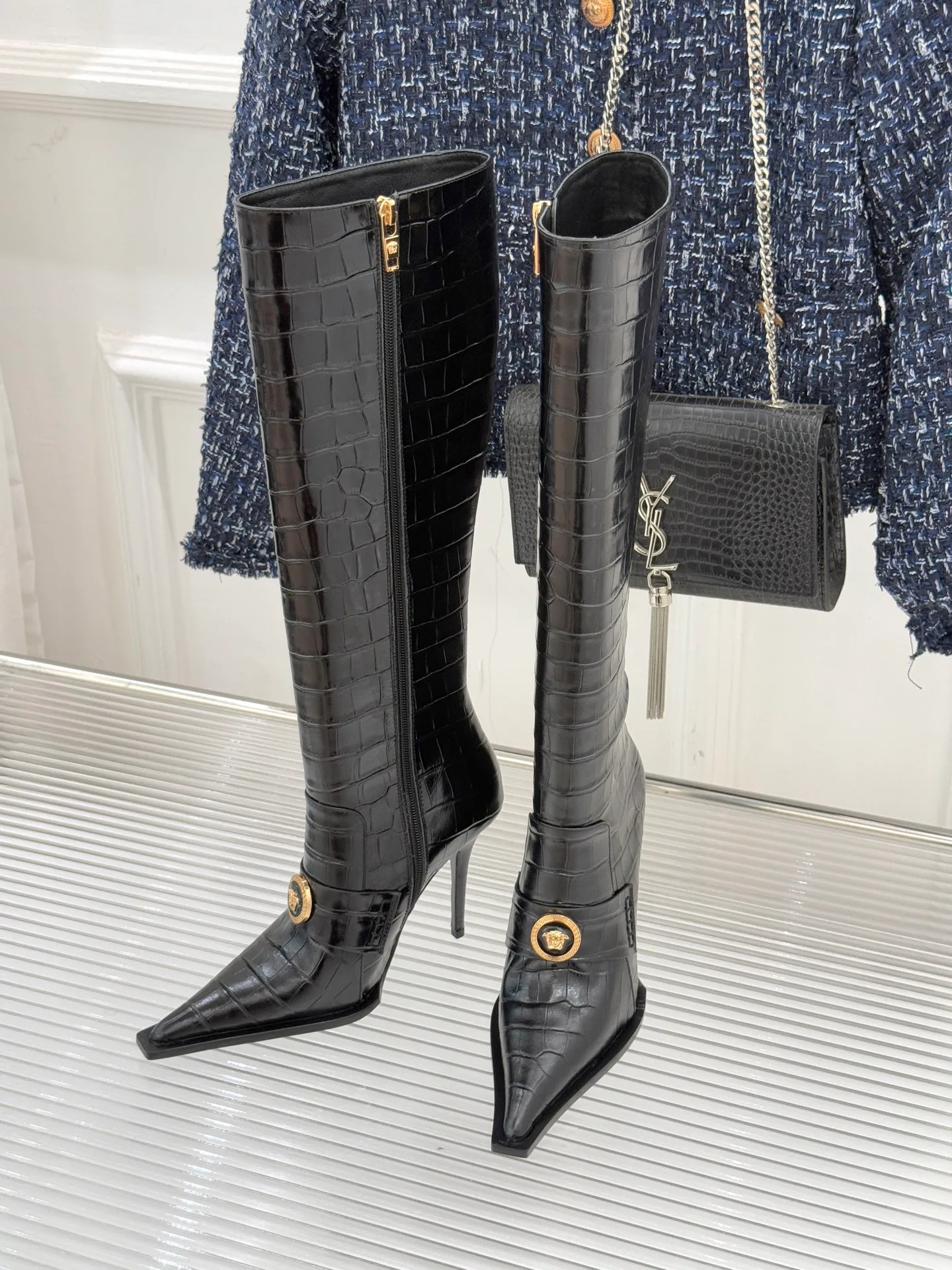 Сапоги Женские Versace 379593