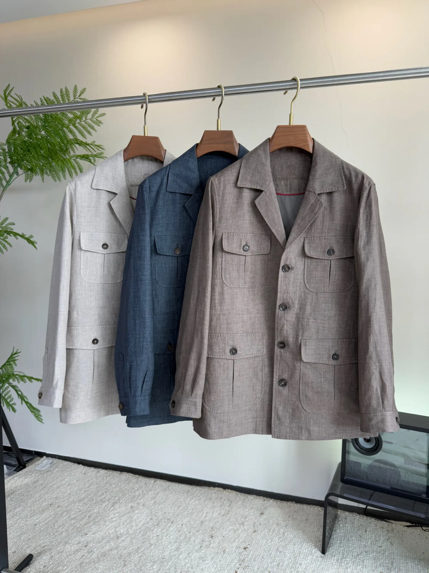 Куртки И Пуховики Мужские Brunello Cucinelli 11551060