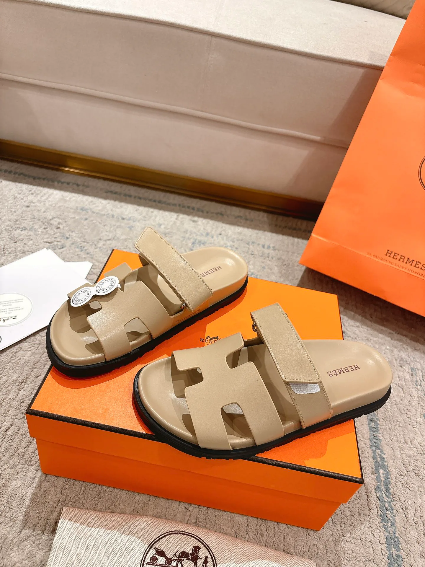 Шлепанцы Женские Hermes 12874744