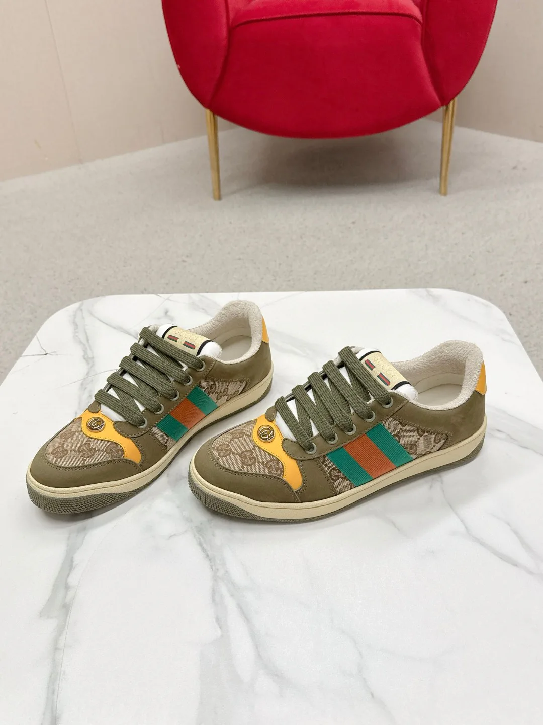 Кроссовки Женские Gucci 4784293