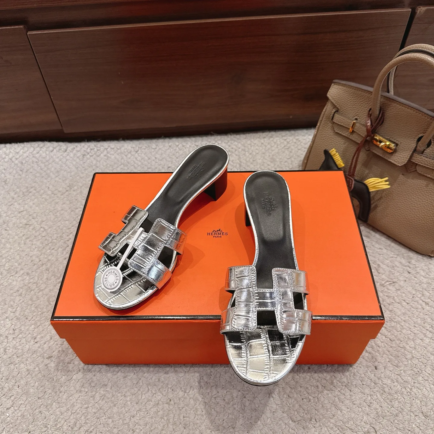 Босоножки Женские Hermes 17480688