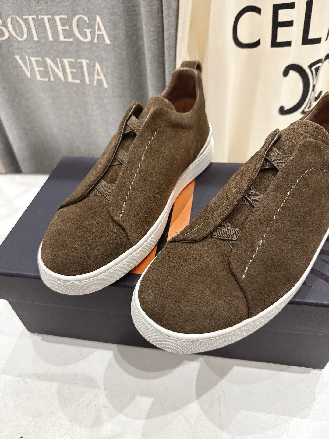 Слипоны Мужские Zegna 1293793