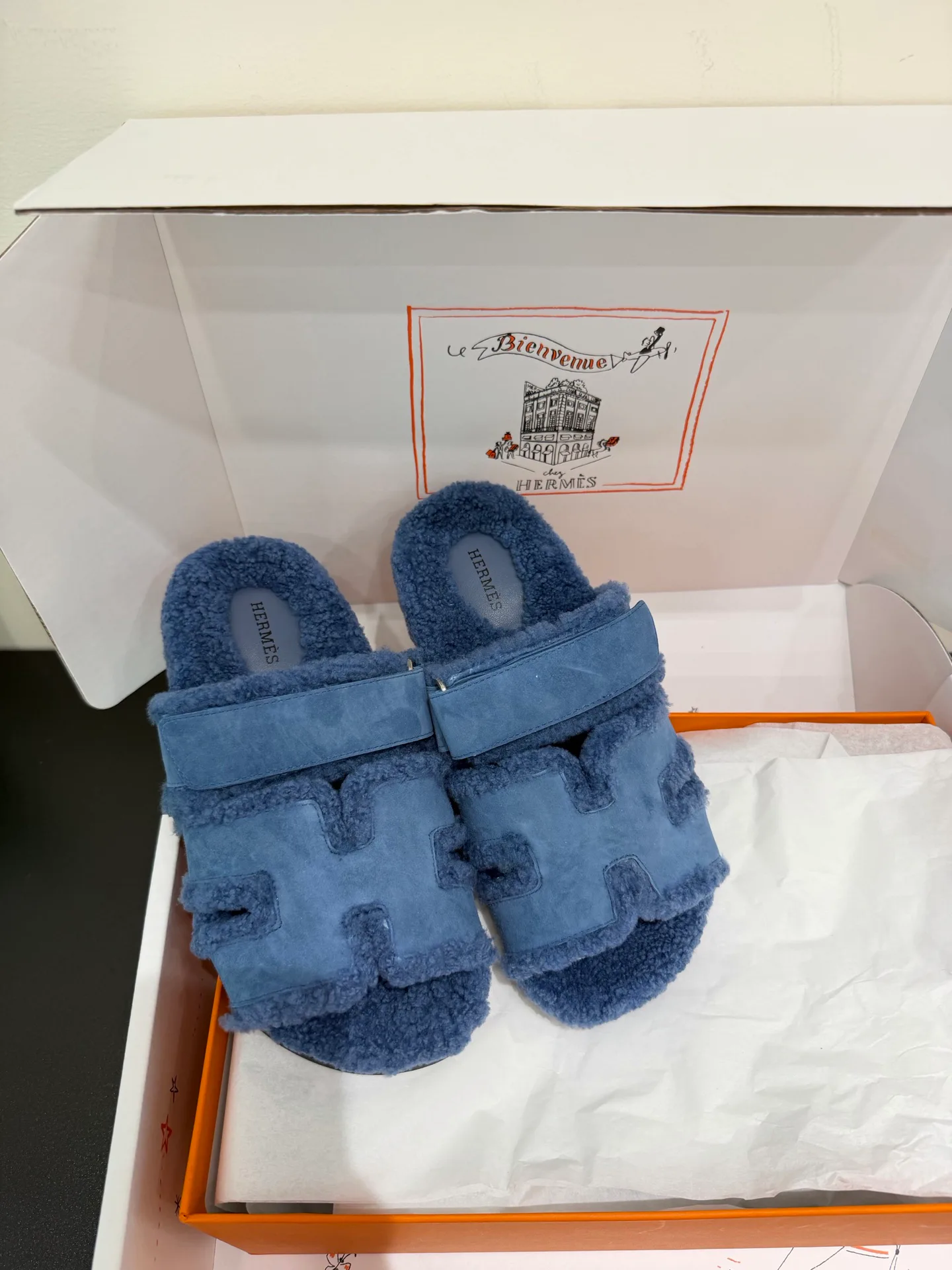 Тапочки Женские Hermes 17956506