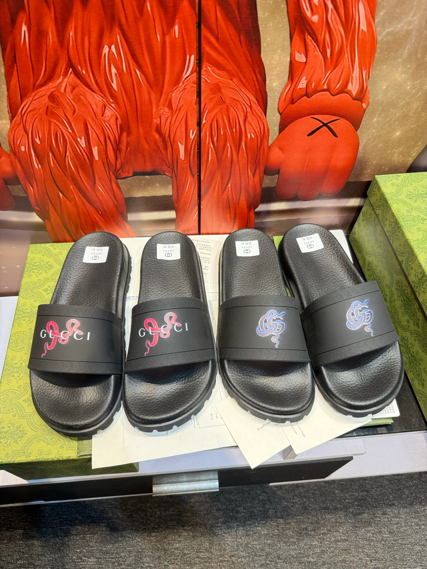 Шлепанцы Женские Gucci 10313887