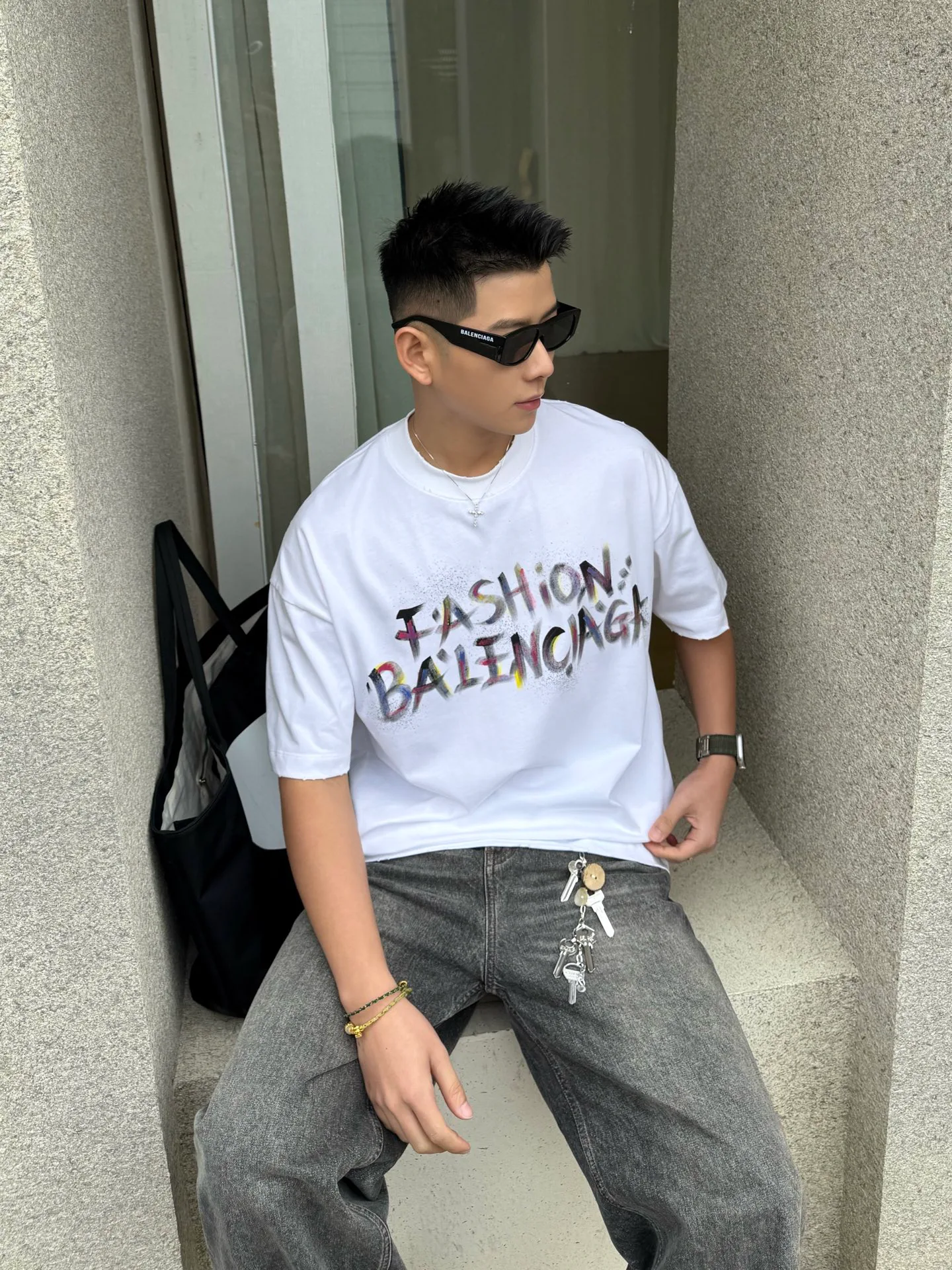 Футболки Мужские Balenciaga 22266