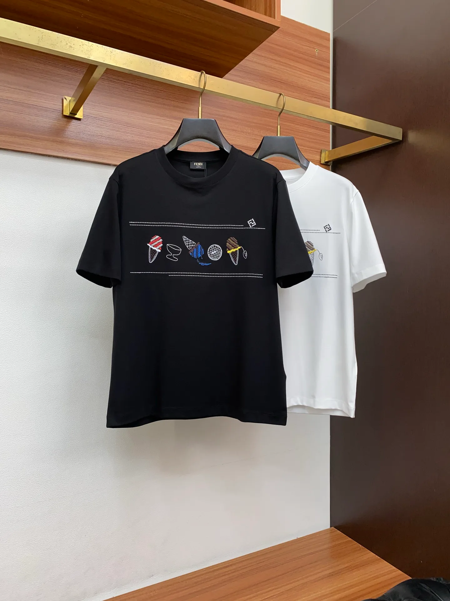 Футболки Мужские Fendi 819086