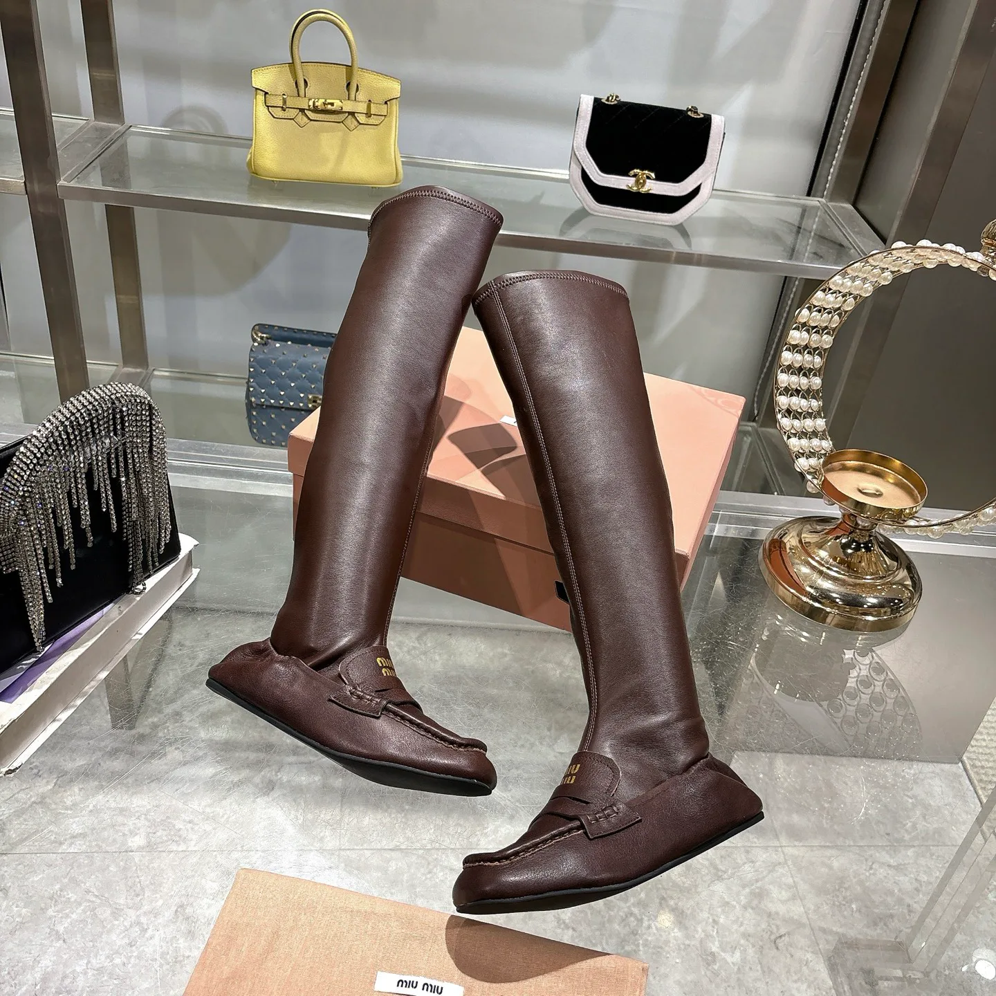 Сапоги Женские Miu Miu 347866