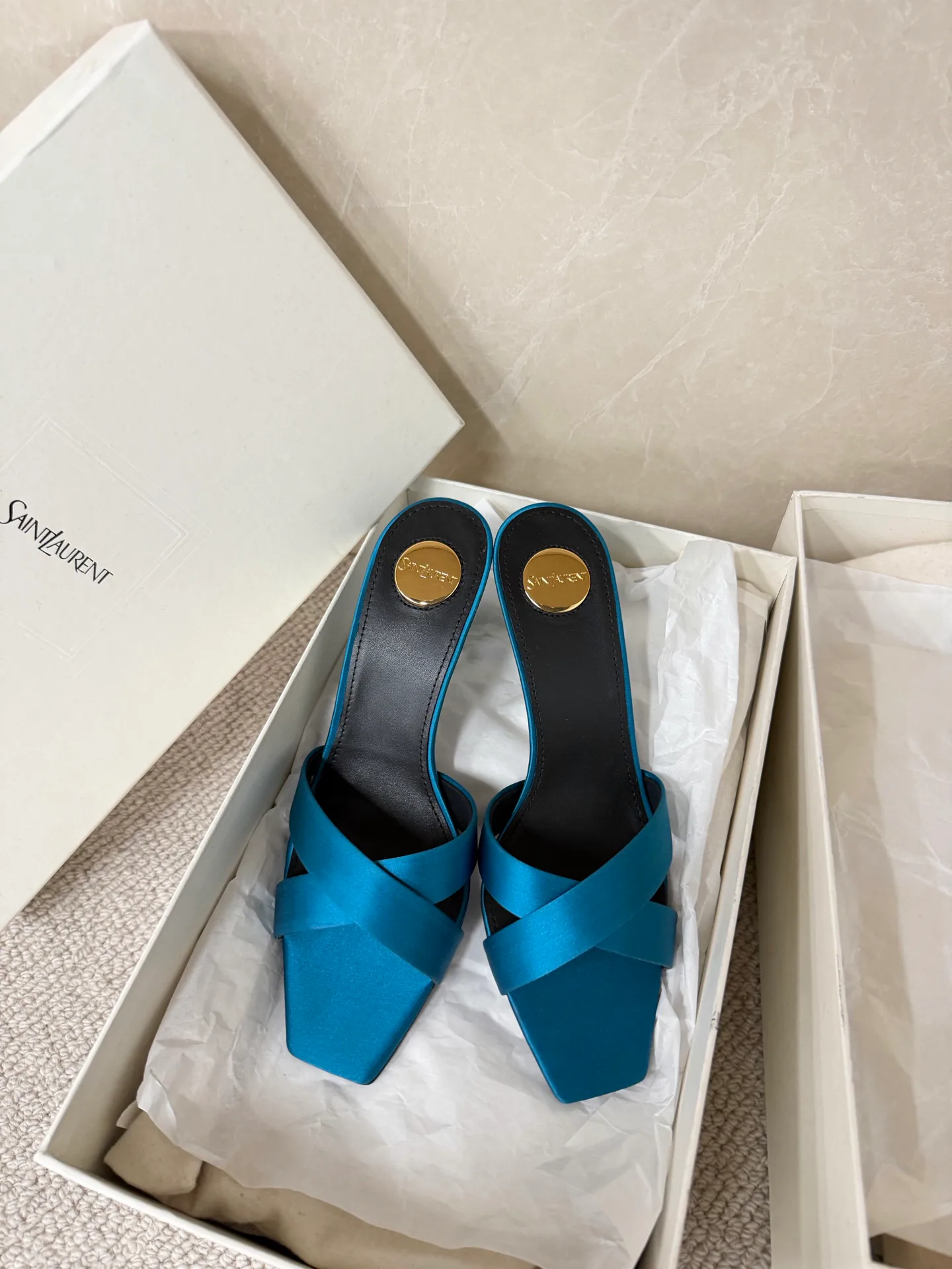 Босоножки Женские Saint Laurent 1703802