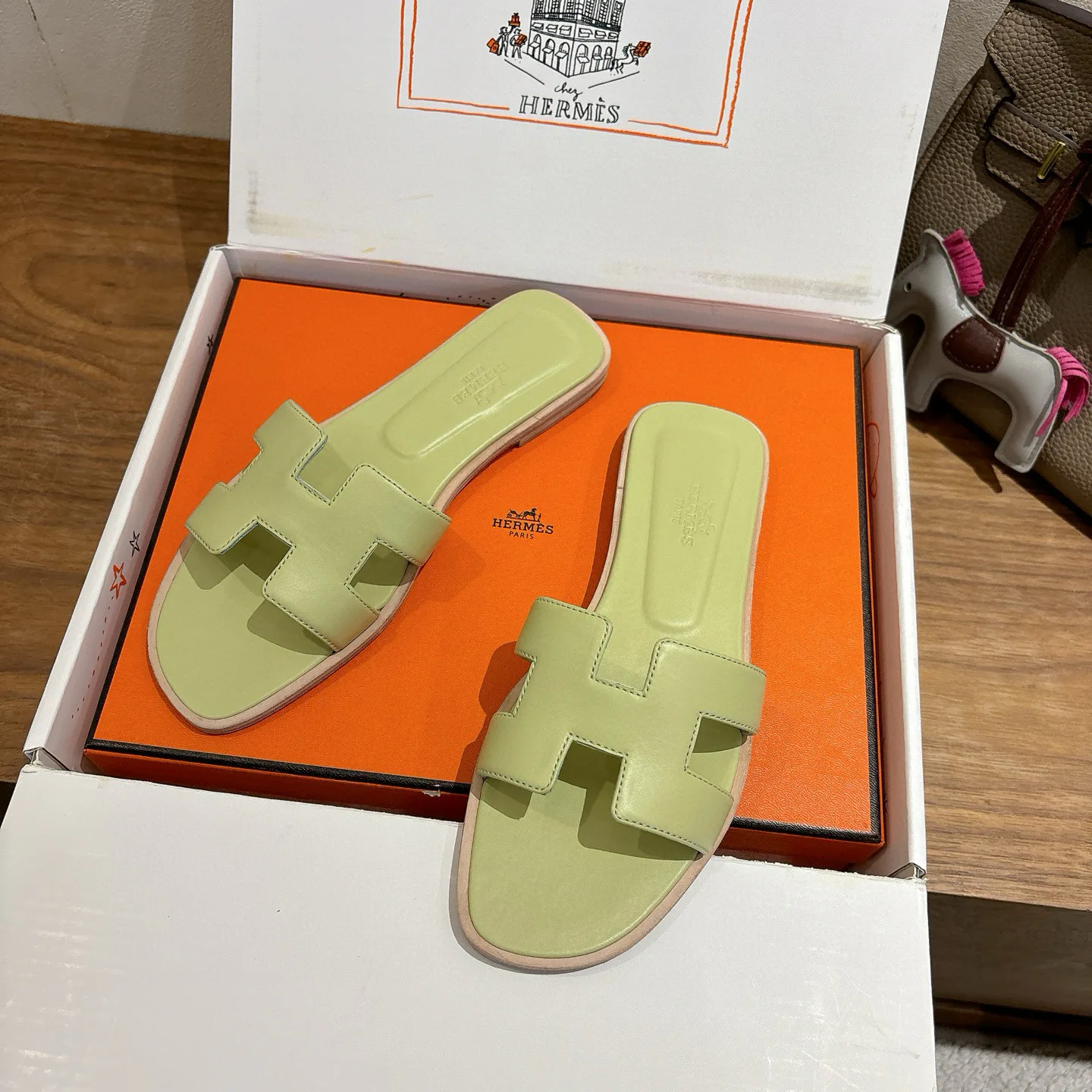 Шлепанцы Женские Hermes 396974