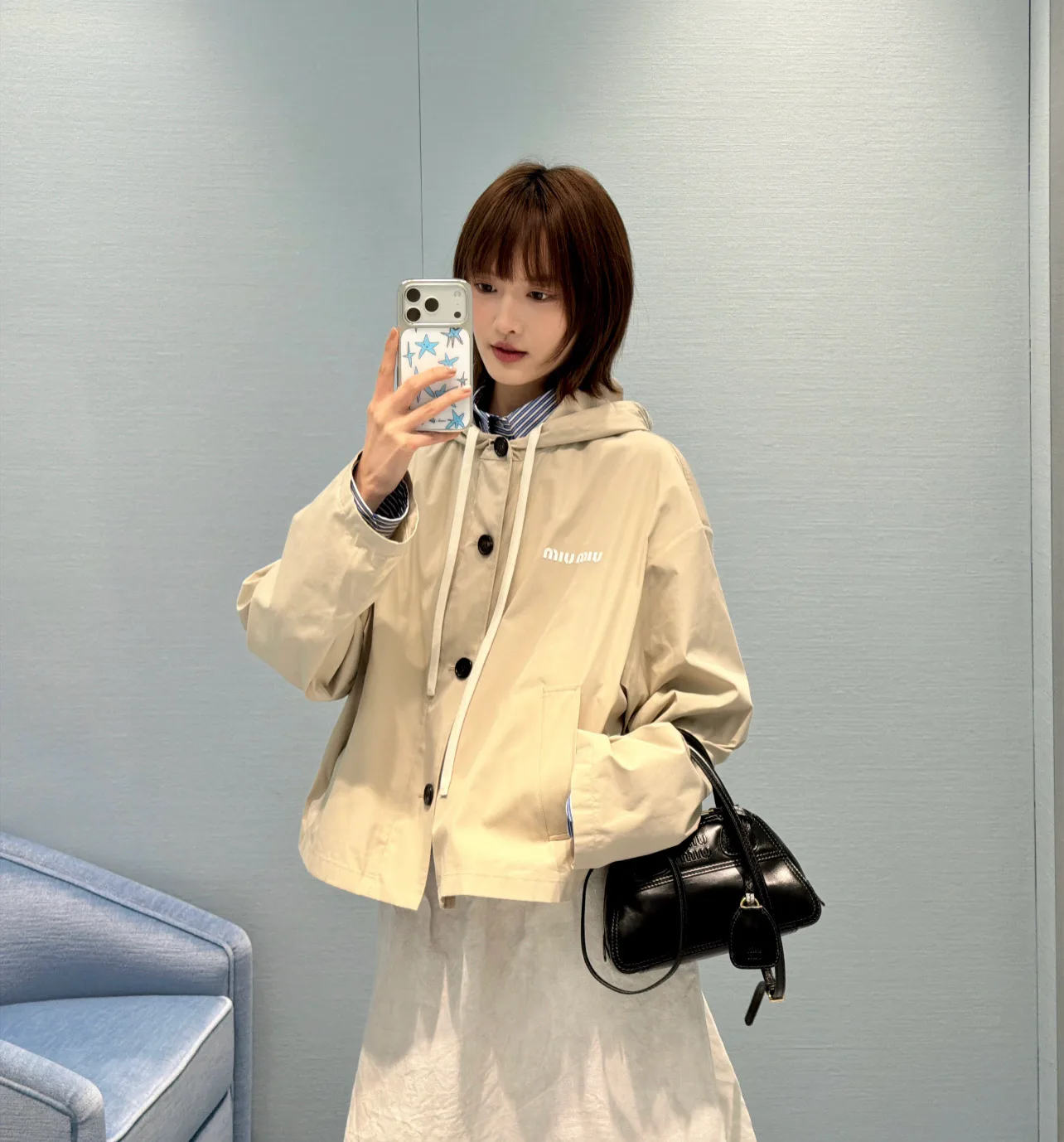 Куртки И Пуховики Женские Miu Miu 18030688