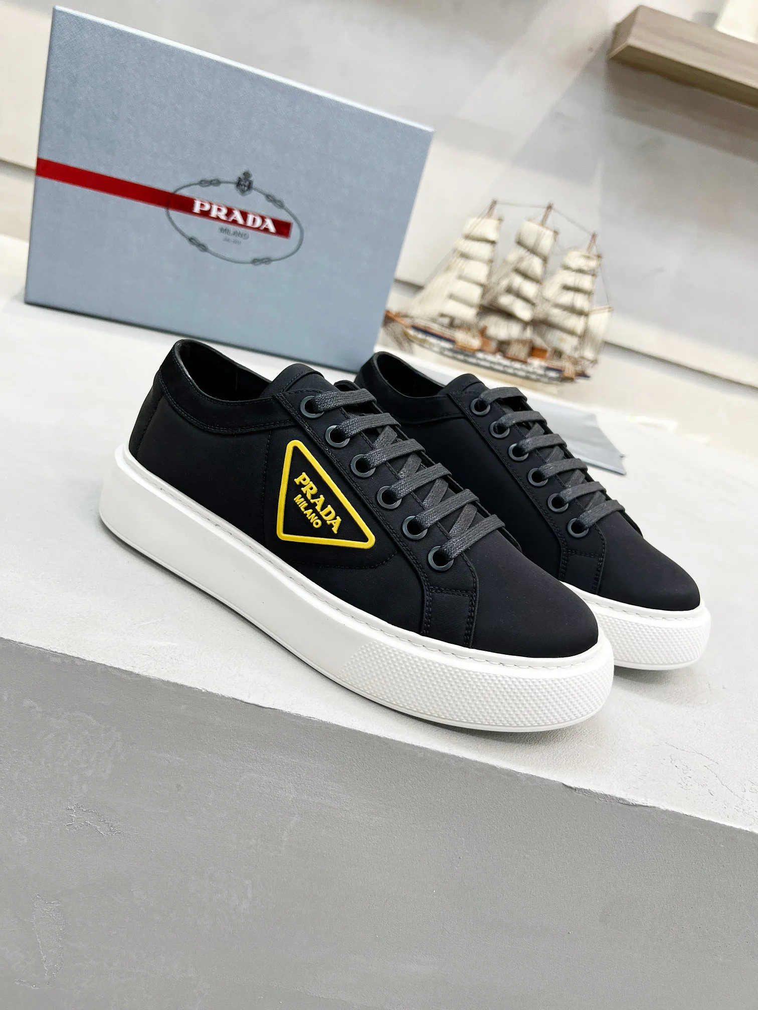 Кеды Мужские Prada 1801604