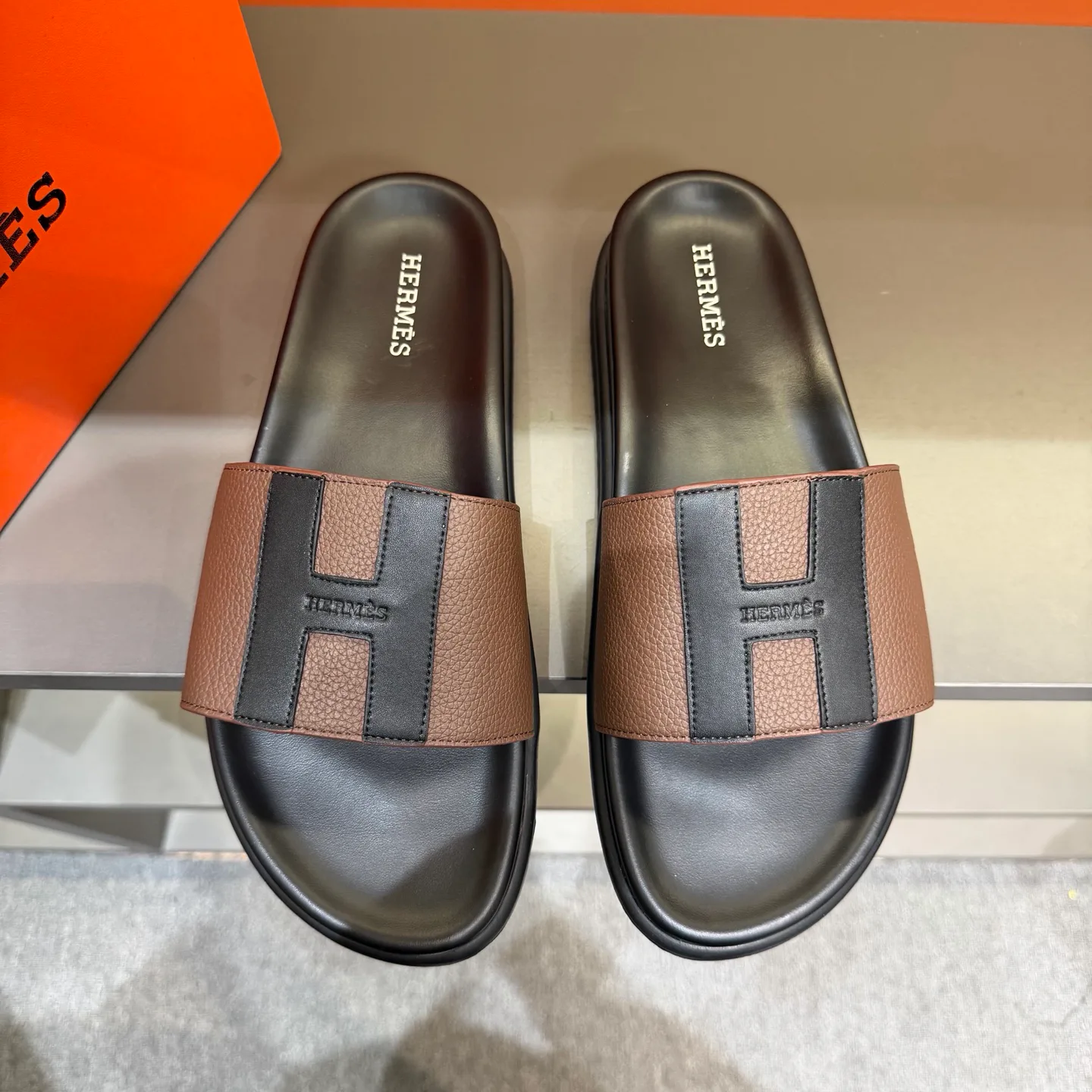 Шлепанцы Мужские Hermes 9737027