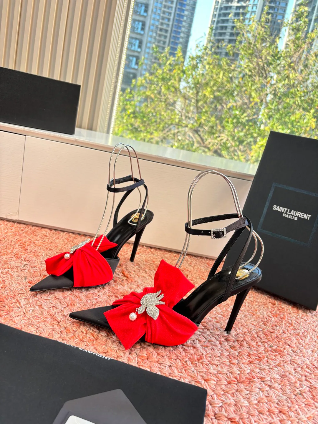 Босоножки Женские Saint Laurent 1262041