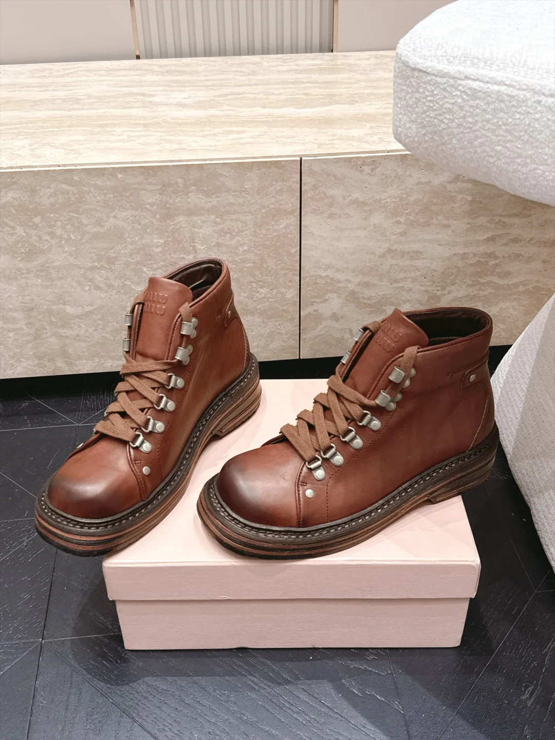 Ботинки Женские Miu Miu 18025630