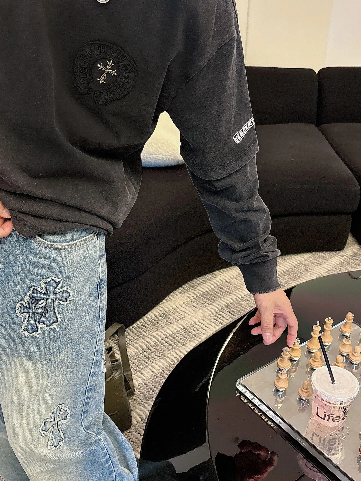 Свитшоты И Худи Мужские Chrome Hearts 999675