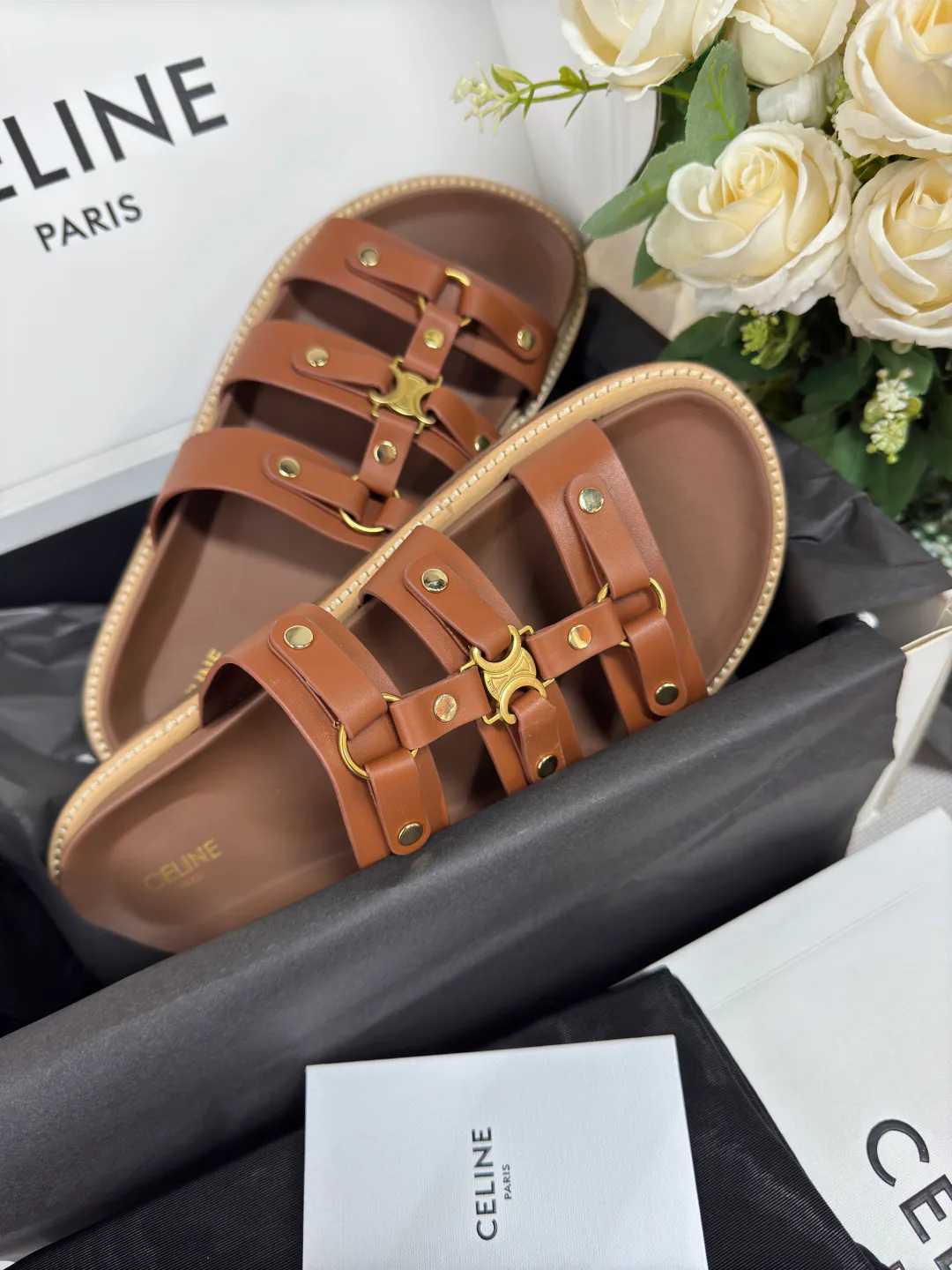 Шлепанцы Женские Celine 11057