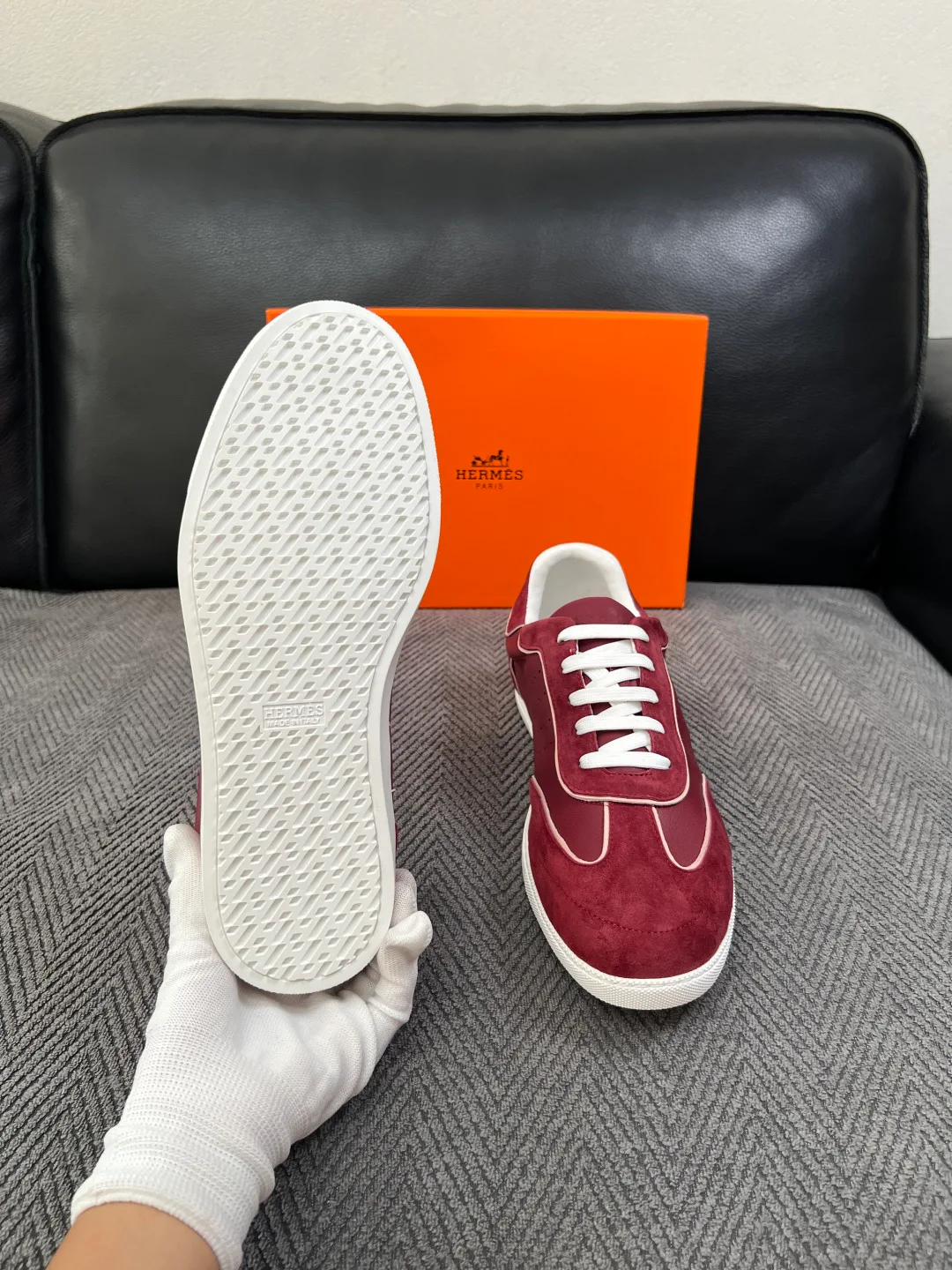 Кроссовки Мужские Hermes 18495418