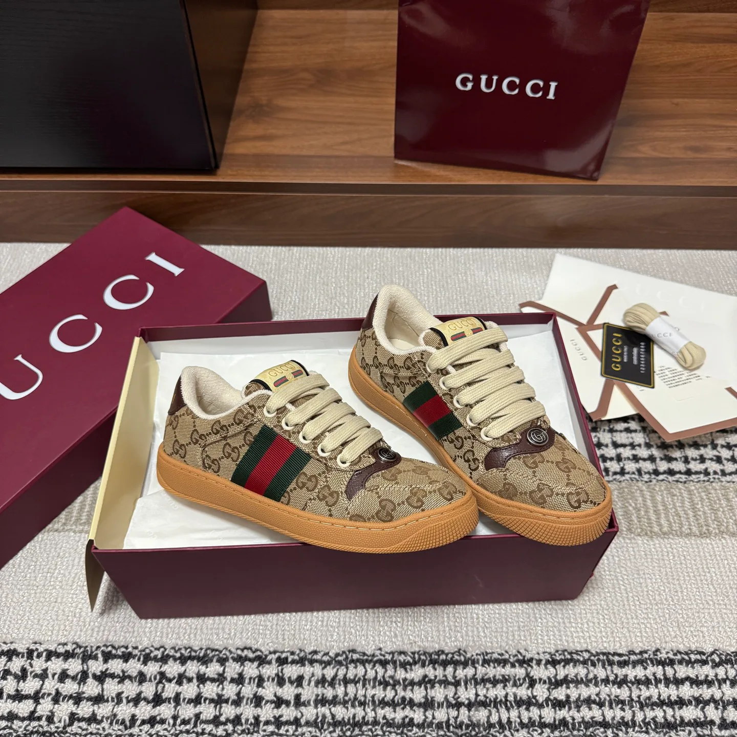 Кеды Женские Gucci 11946861