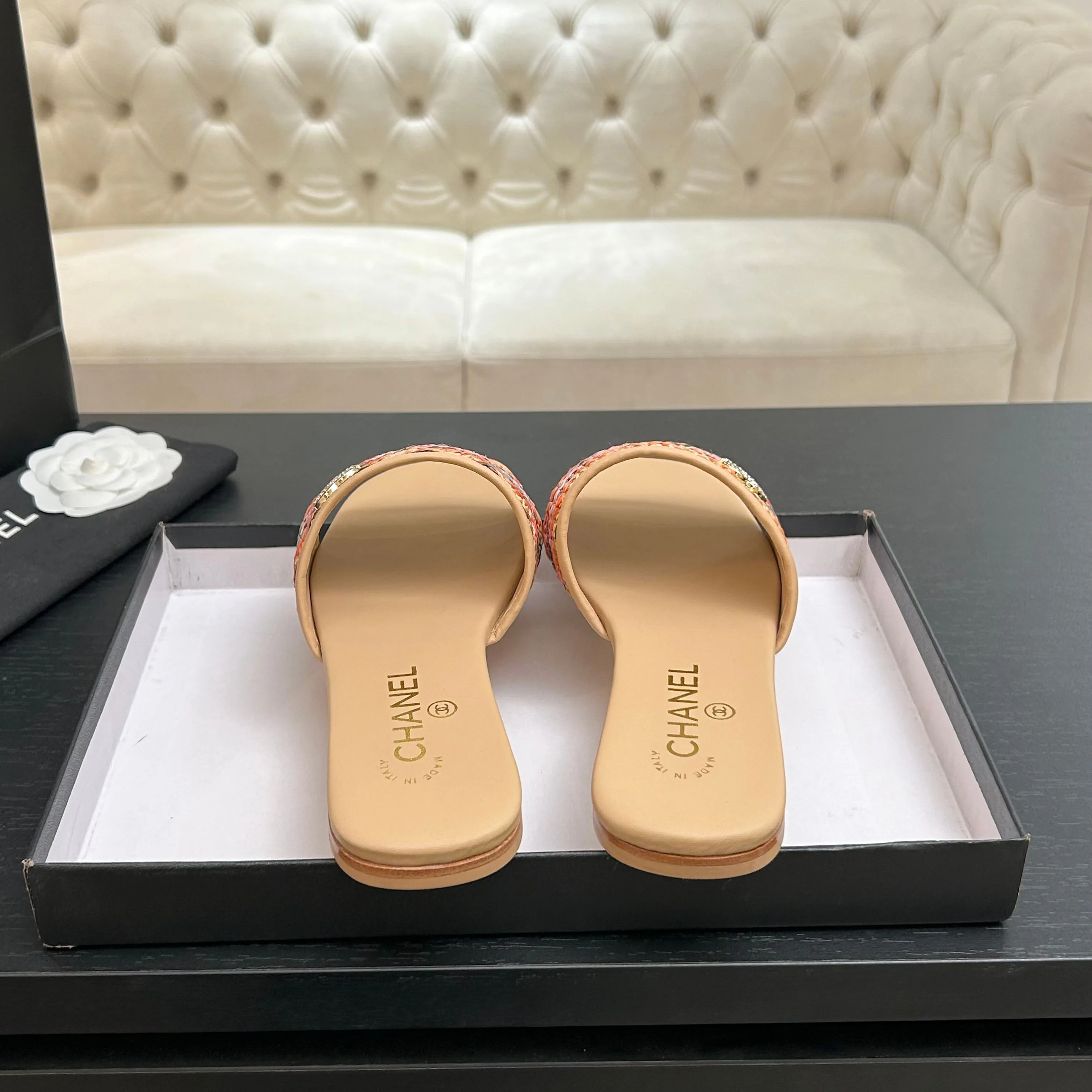 Шлепанцы Женские Chanel 10611365