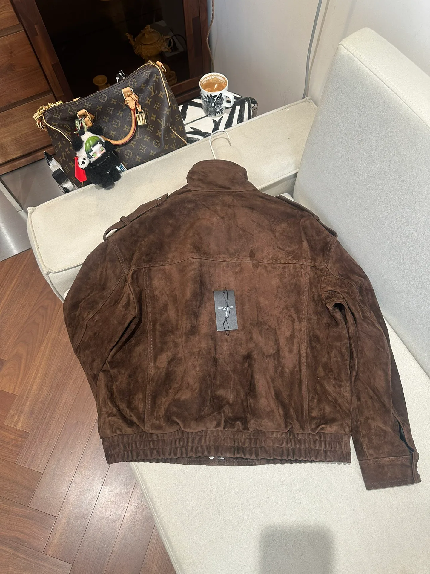 Кожаные Куртки И Дублёнки Женские Saint Laurent 11735644