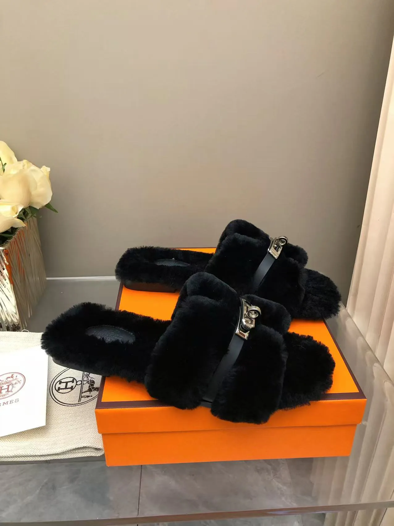 Тапочки Женские Hermes 19207995