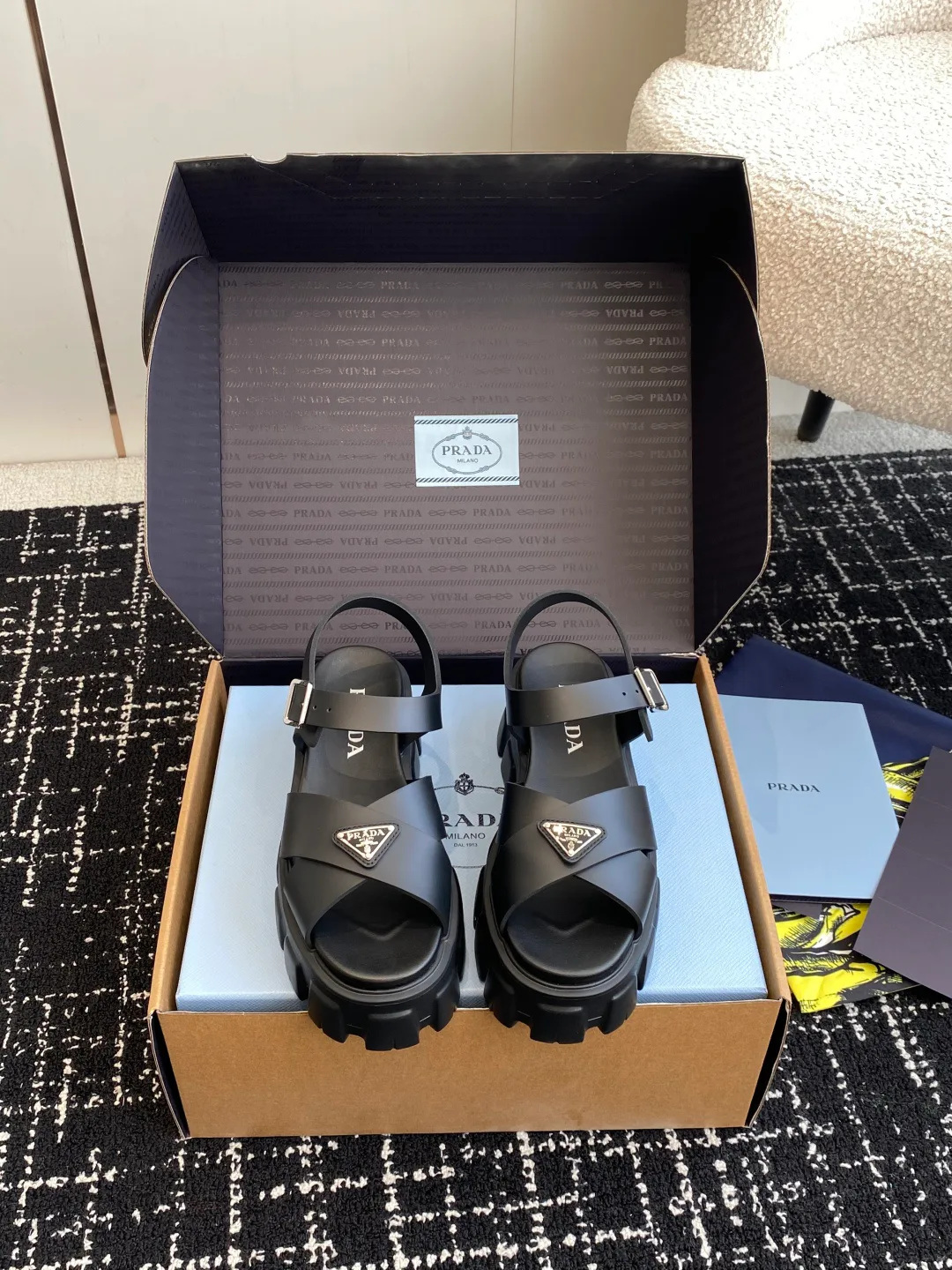 Сандалии Женские Prada 17572220