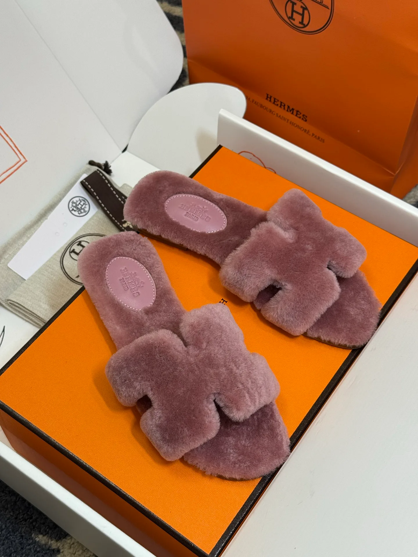 Тапочки Женские Hermes 60708