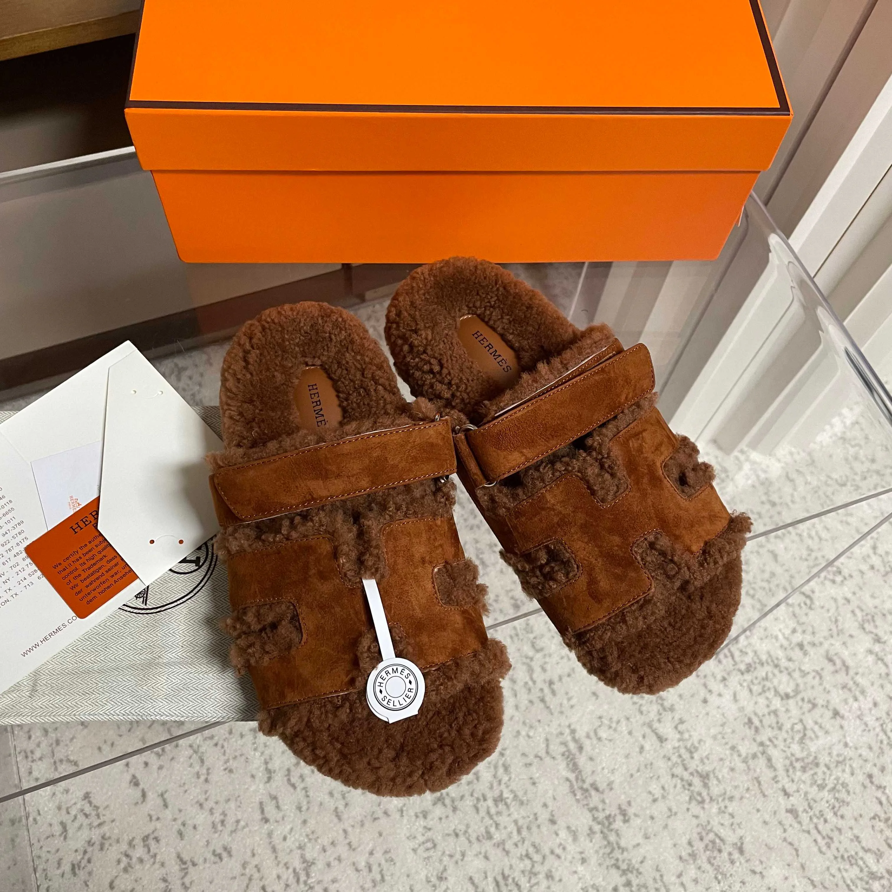 Тапочки Женские Hermes 18436072