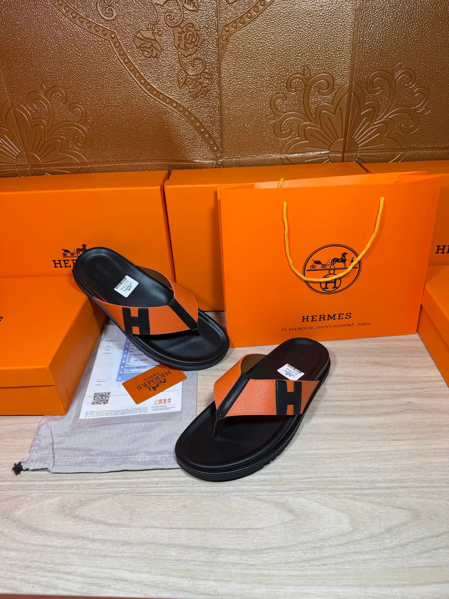 Шлепанцы Мужские Hermes 19414481