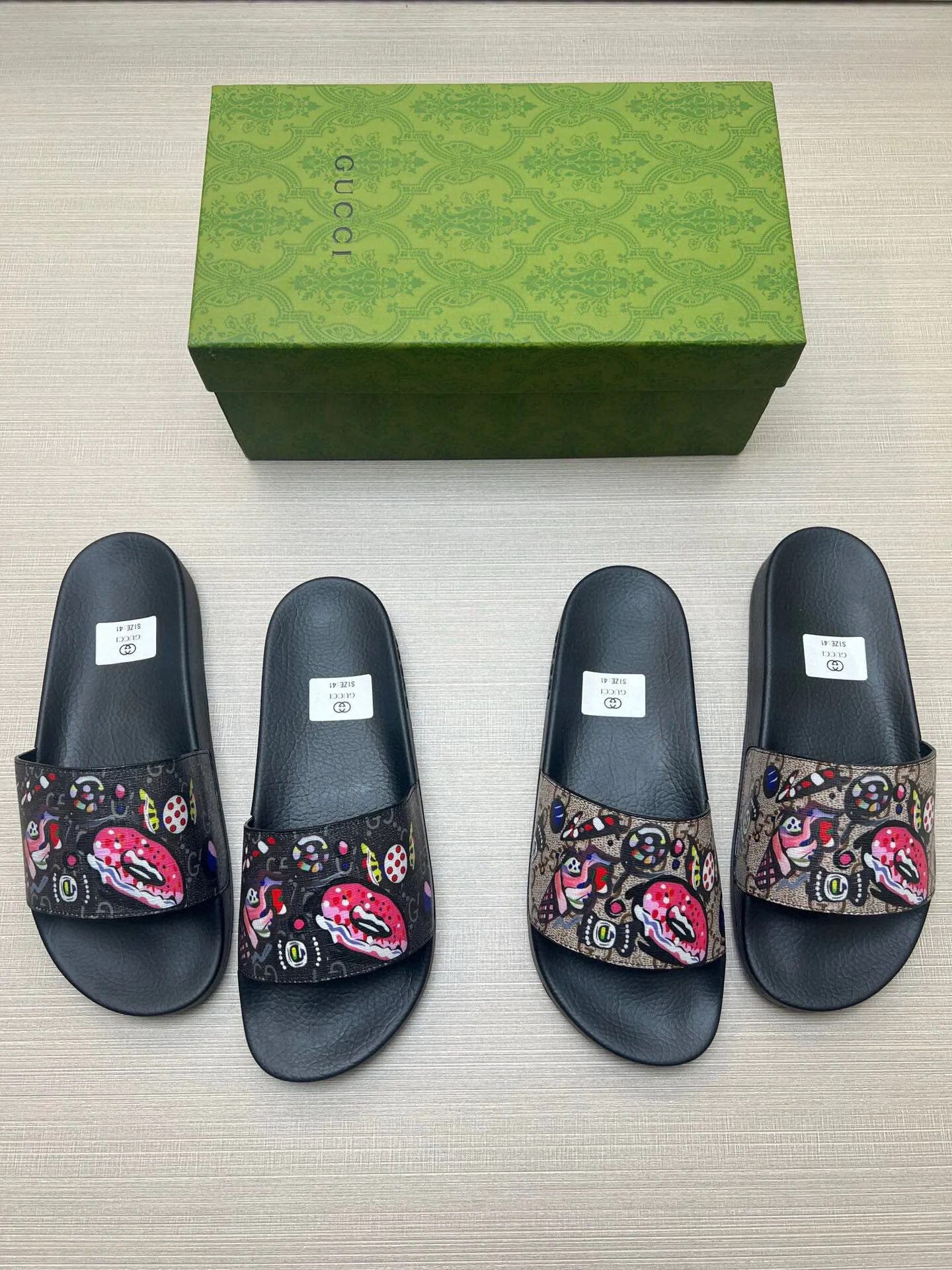 Шлепанцы Женские Gucci 65704