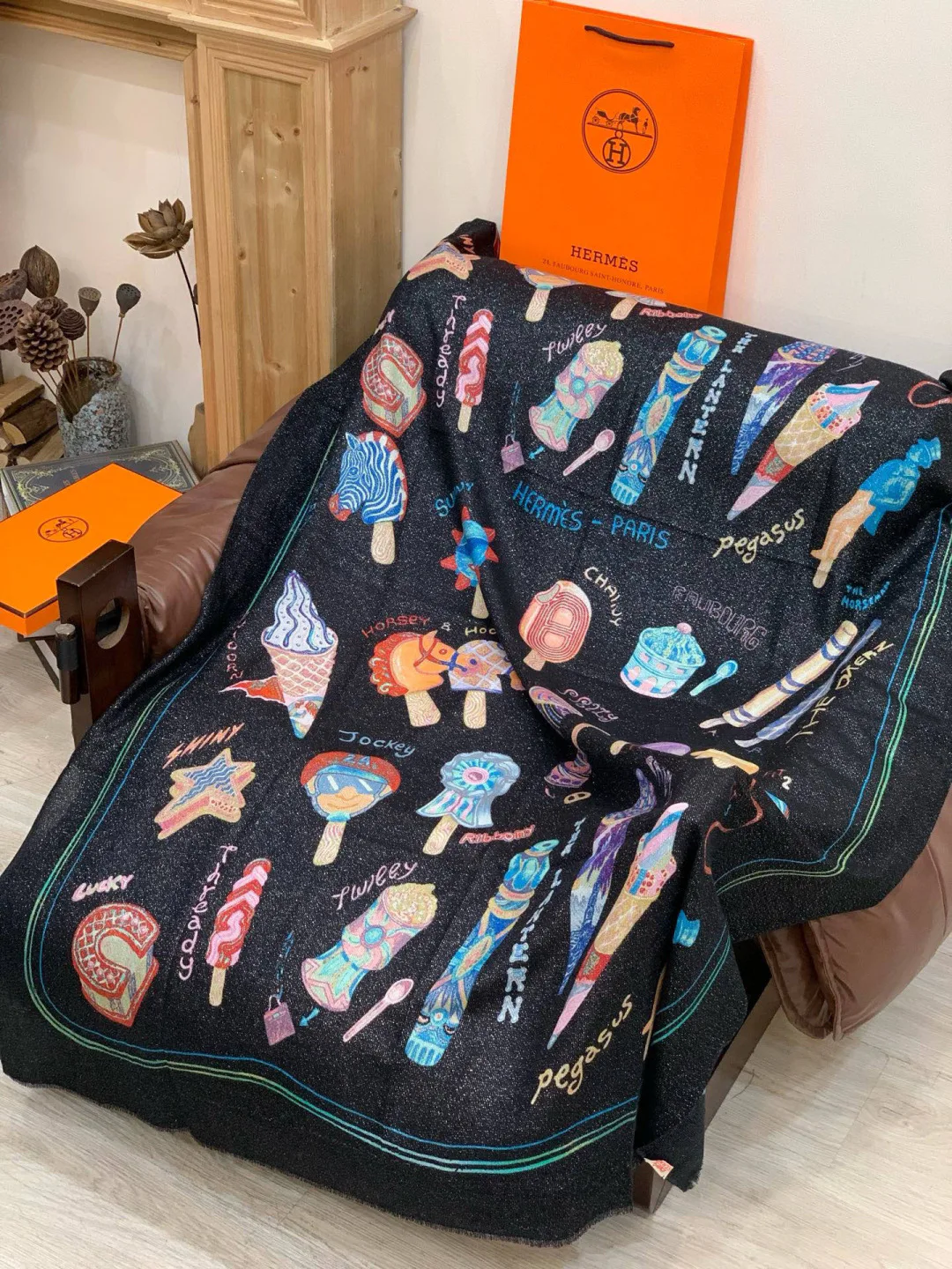 Шарфы Hermes 463850