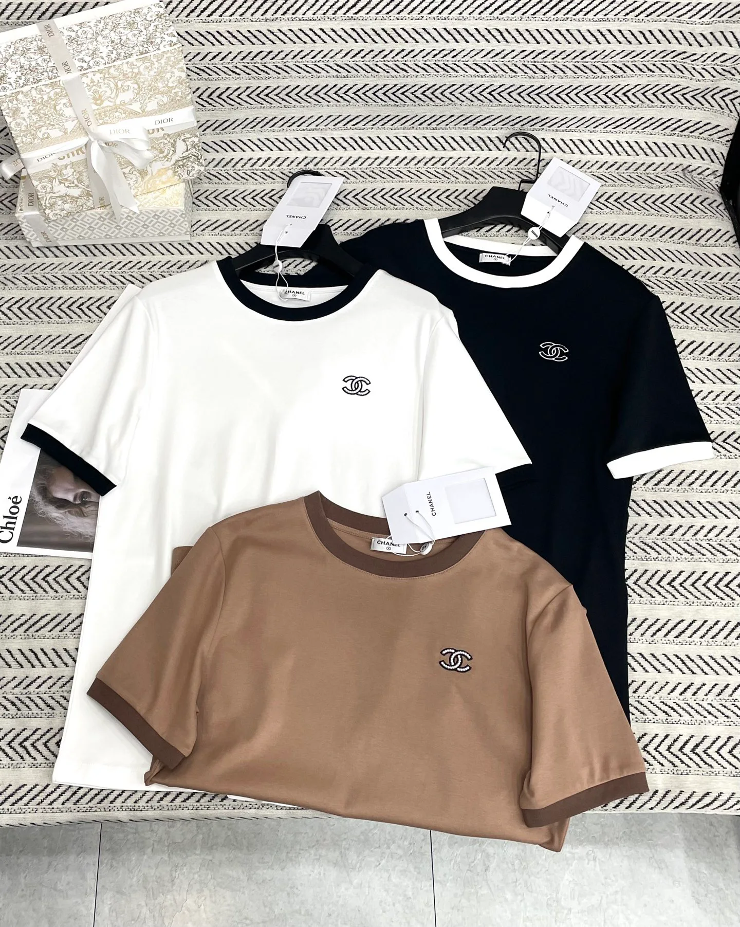 Футболки Женские Chanel 11409286